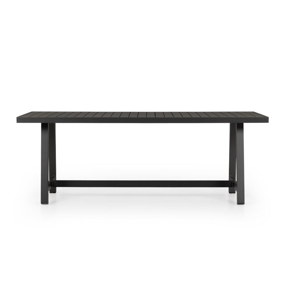 Pacific II Outdoor Dining Table - W207, Black