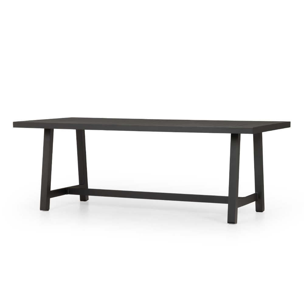 Pacific II Outdoor Dining Table - W207, Black