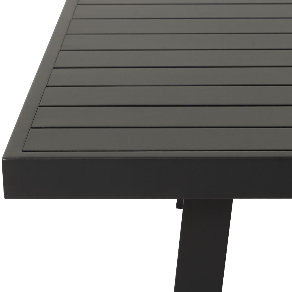 Pacific II Outdoor Dining Table - W207, Black