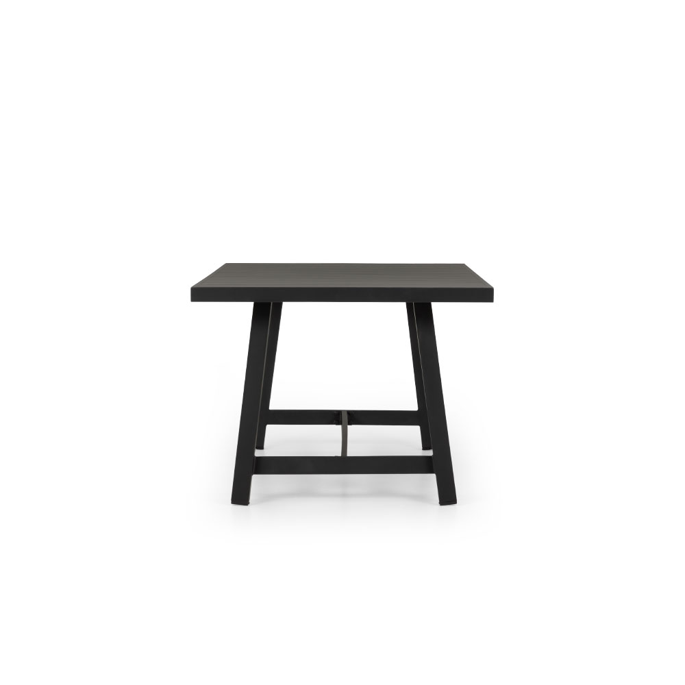 Pacific II Outdoor Dining Table - W182, Black