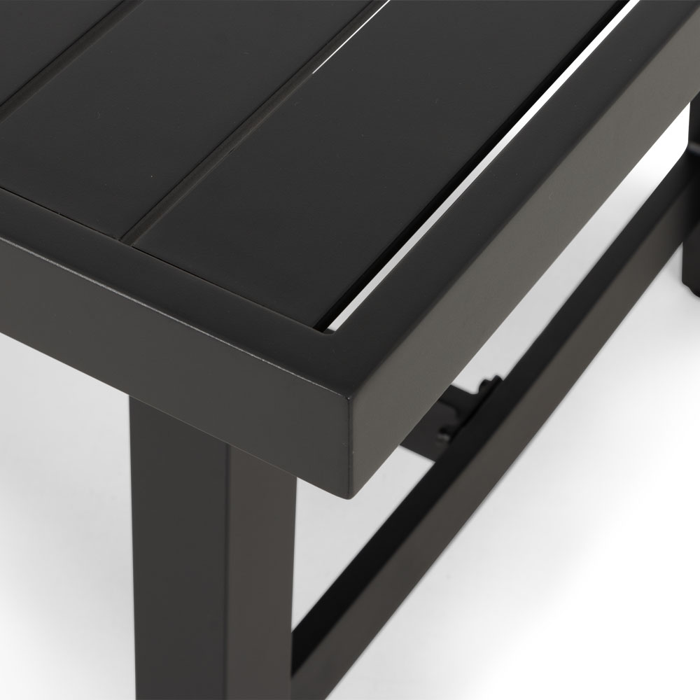 Pacific II Outdoor Dining Table - W182, Black