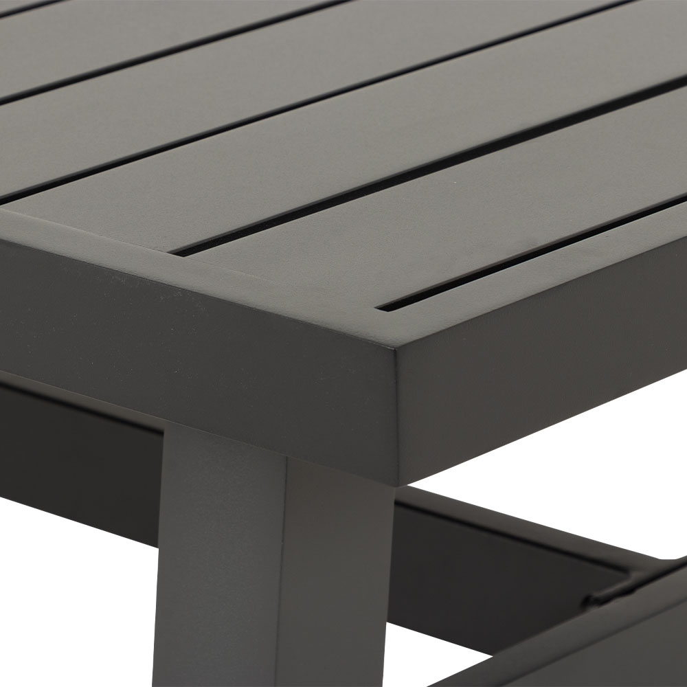 Pacific II Outdoor Coffee Table - W120, Black