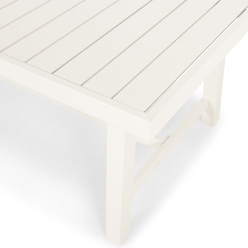 Pacific II Outdoor Dining Table - W182, White