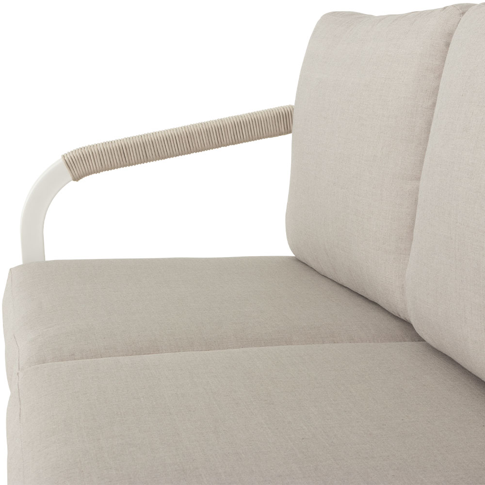 Pacific II Outdoor 3 Seater, White