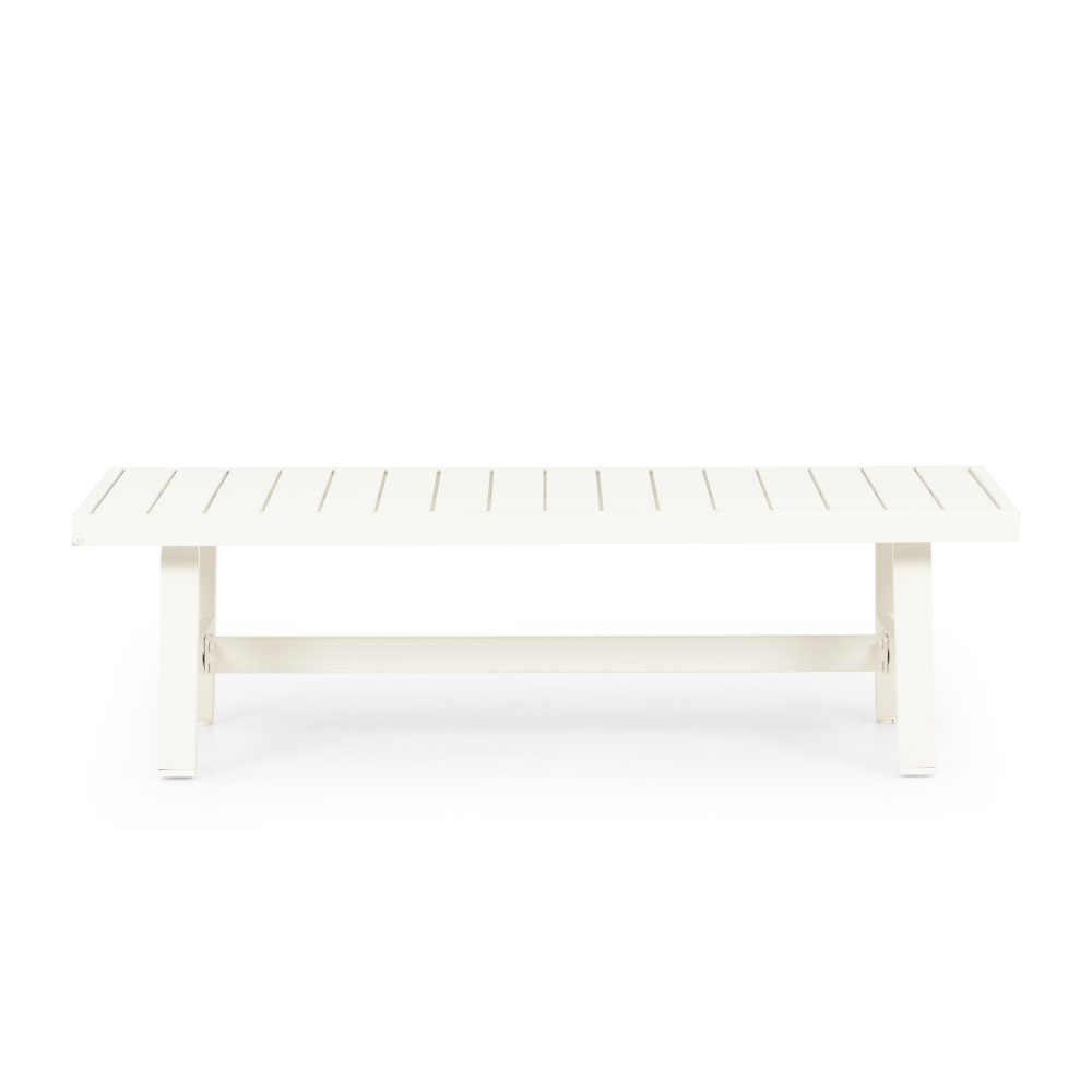 Pacific II Outdoor Coffee Table - W120, White