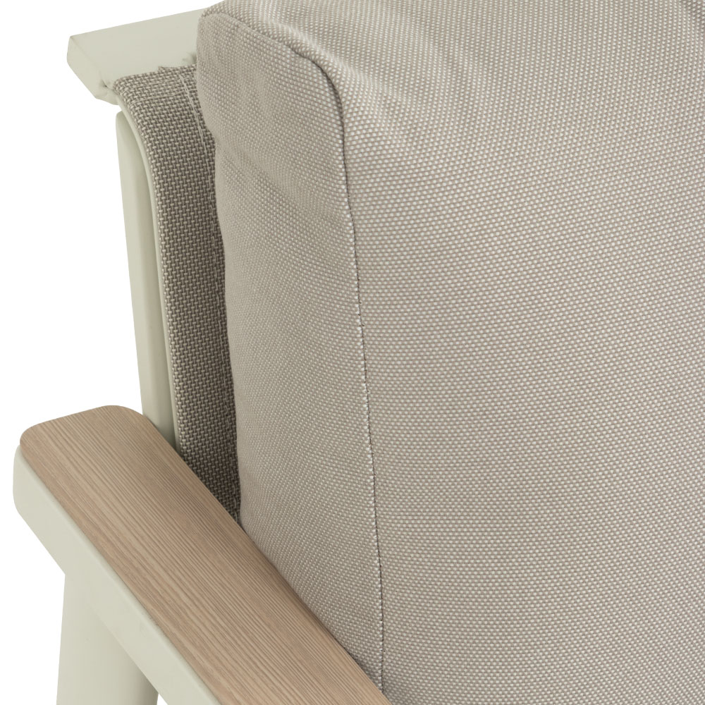 Lucia Outdoor 3 Seater, White