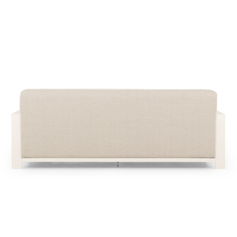 Cyprus Outdoor 3 Seater, White