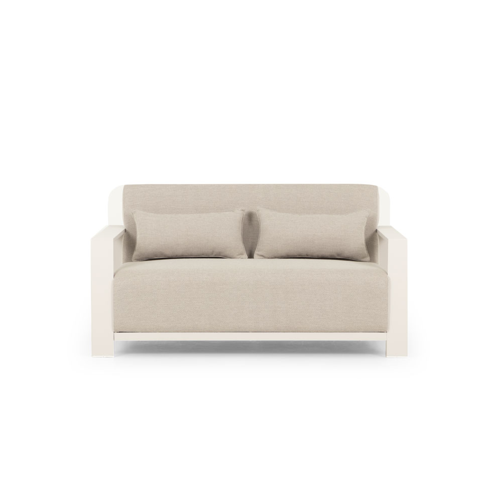 Cyprus Outdoor 2 Seater, White
