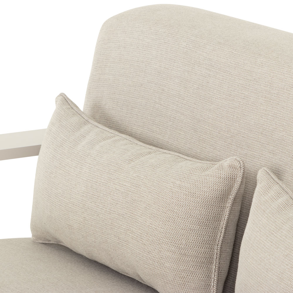 Cyprus Outdoor 2 Seater, White