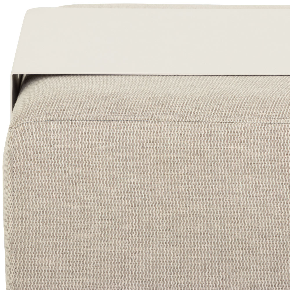 Cyprus Outdoor Coffee Table With Tray - W135, White