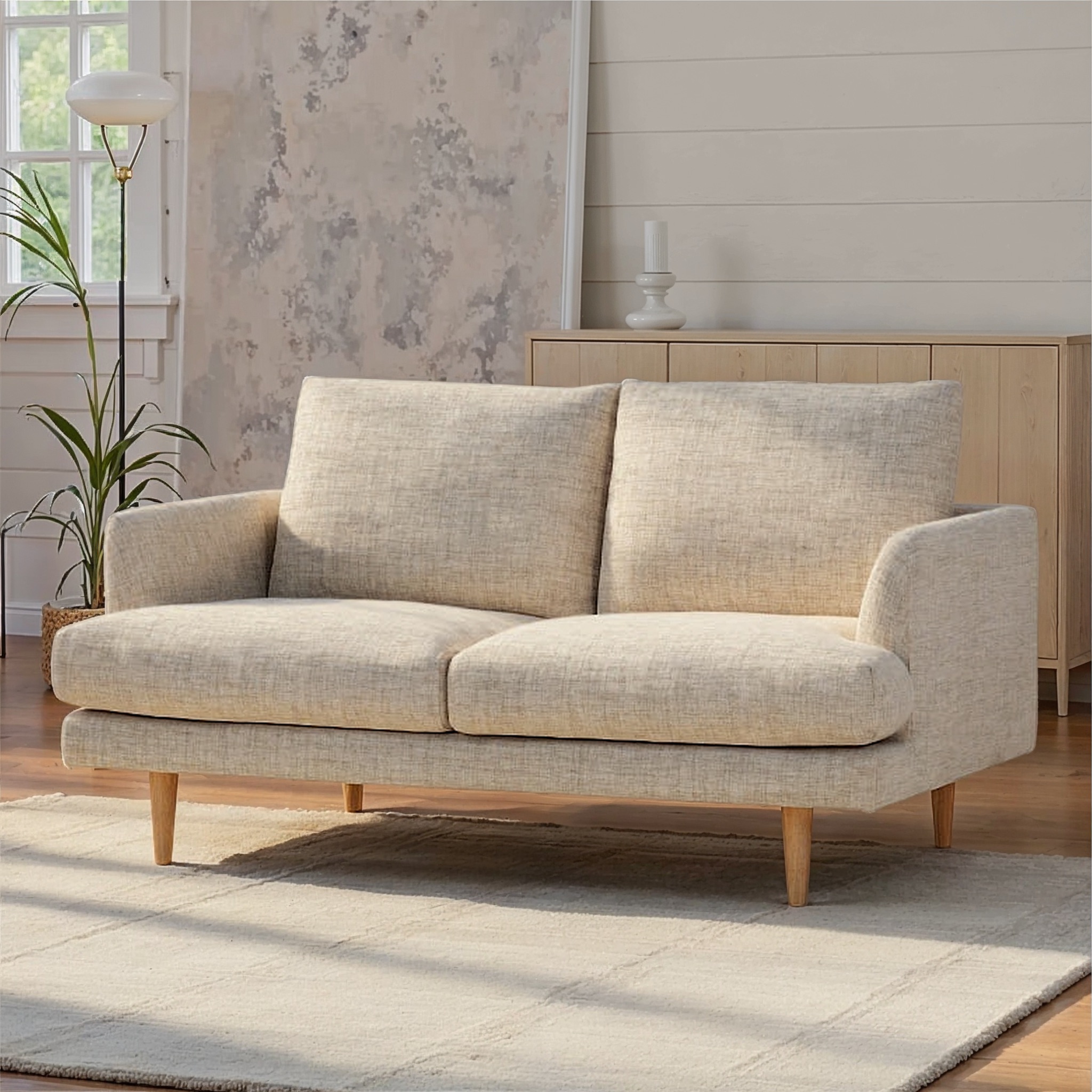 Bianca 2 Seater Sofa, Sand