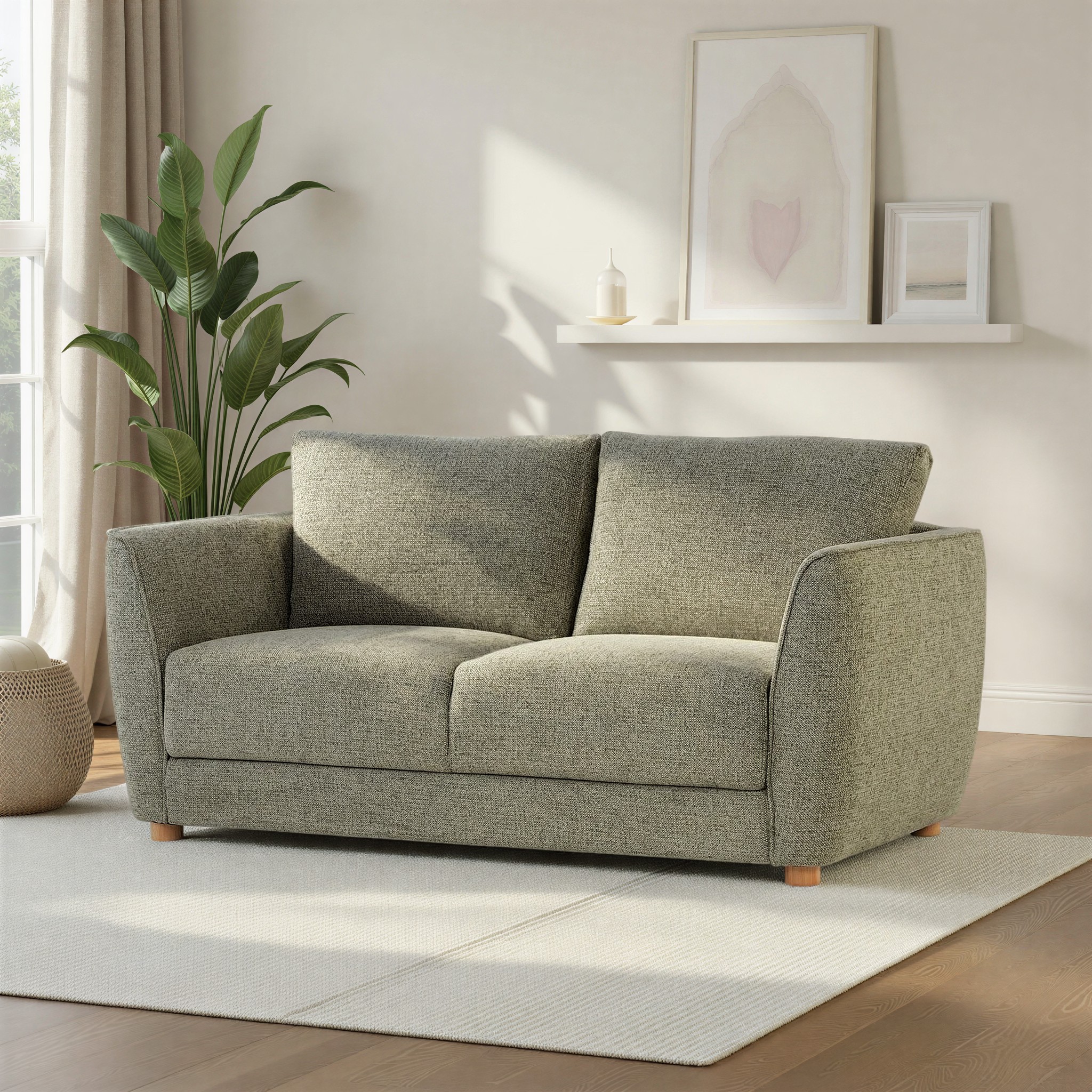 Katrina 2 Seater Sofa, Green
