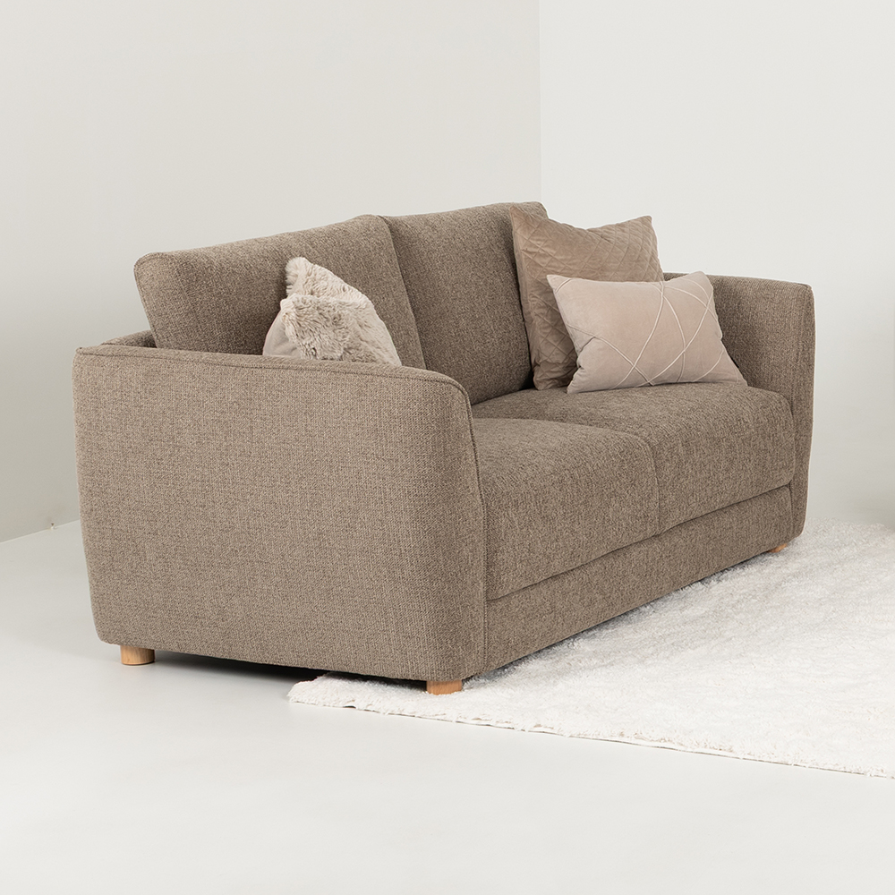 Katrina 2 Seater Sofa, Light Brown