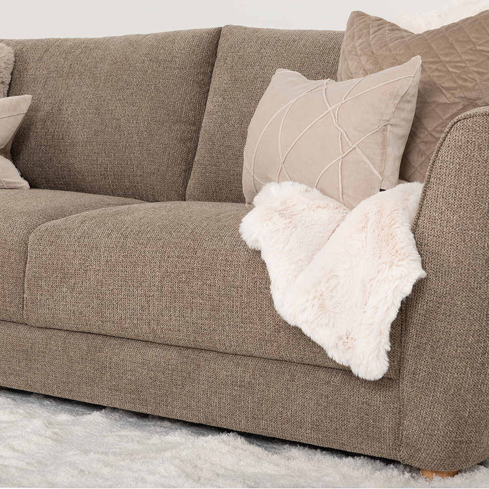 Katrina 2 Seater Sofa, Light Brown