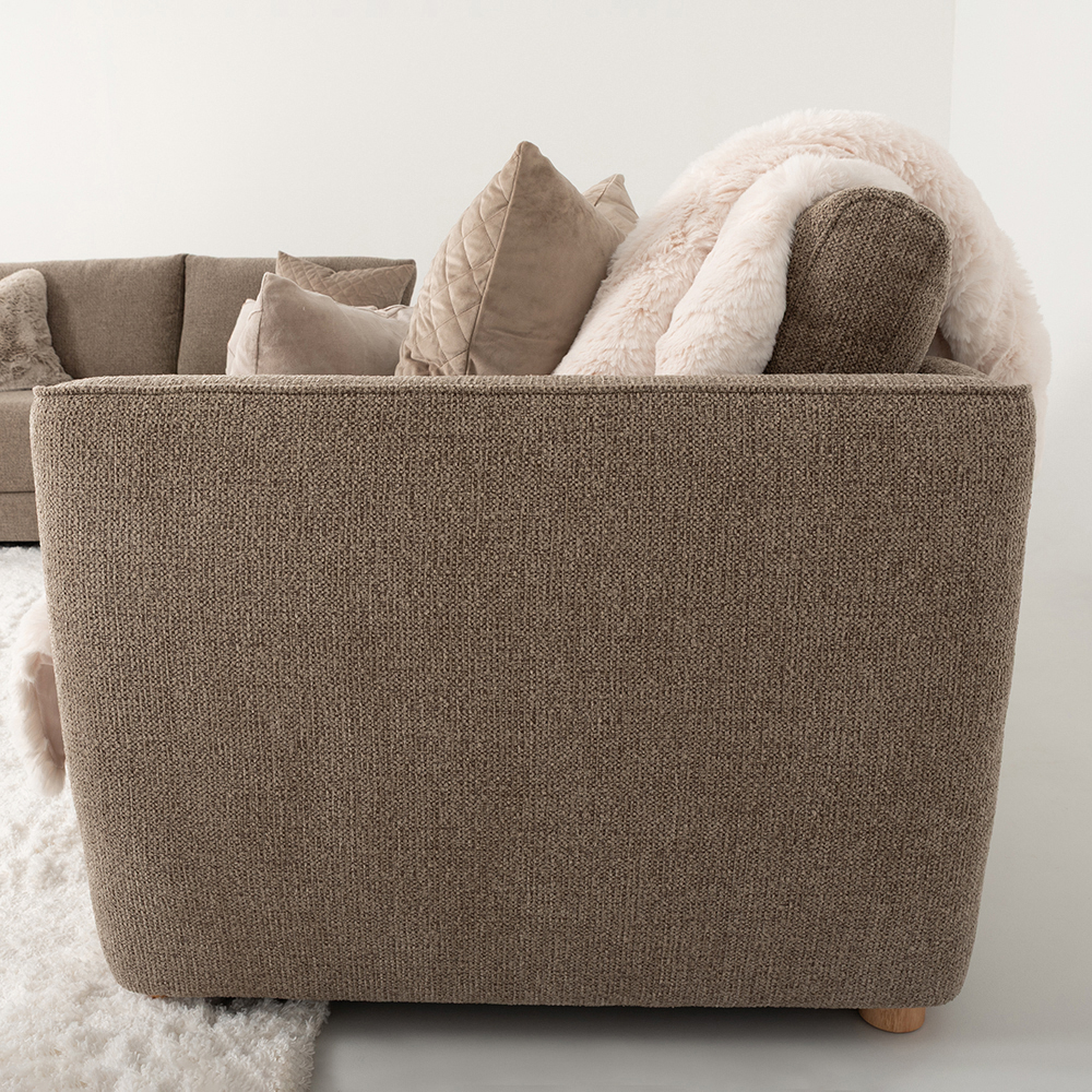 Katrina 2 Seater Sofa, Light Brown