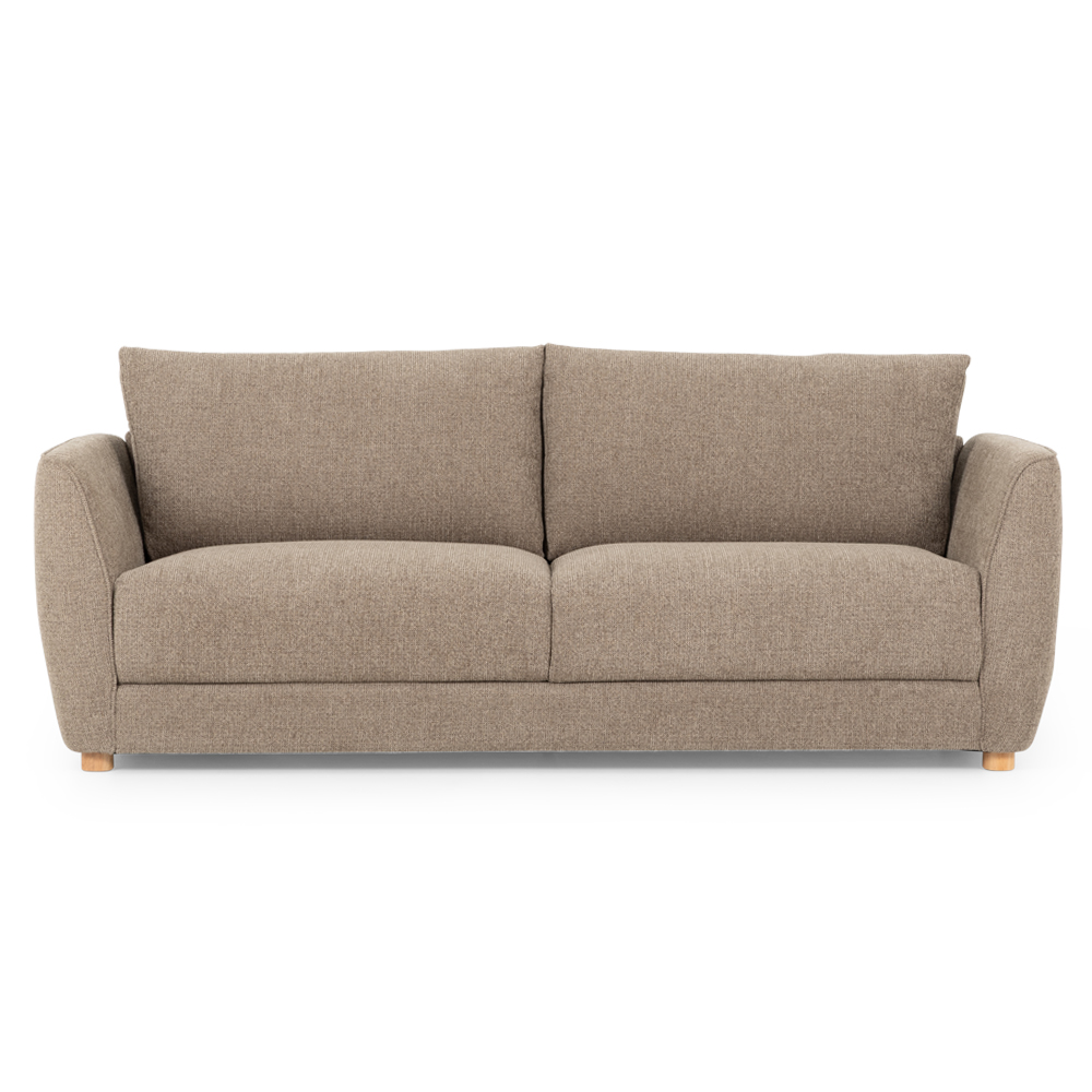 Katrina 3 Seater Sofa, Light Brown