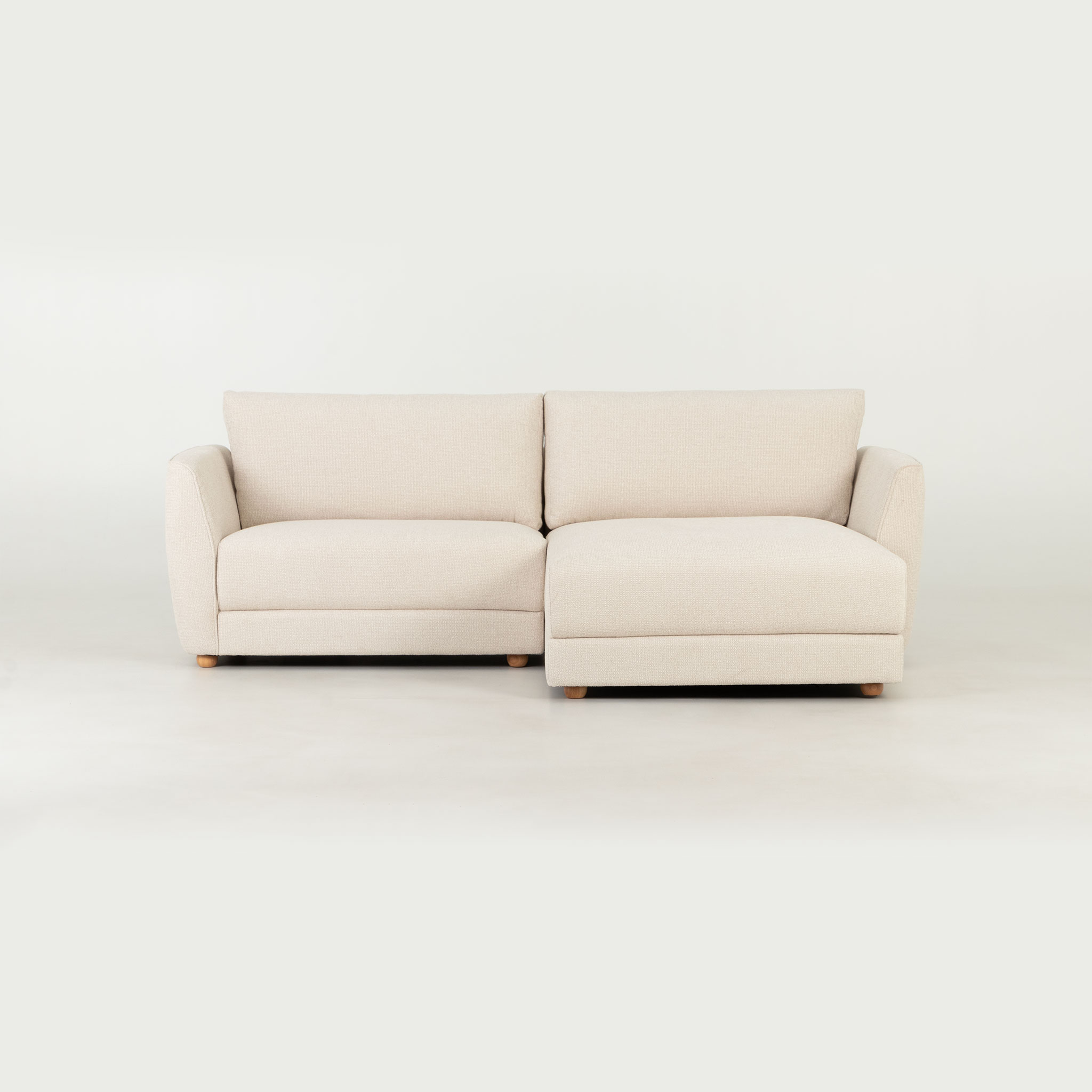Katrina Chaise Sofa, Cream