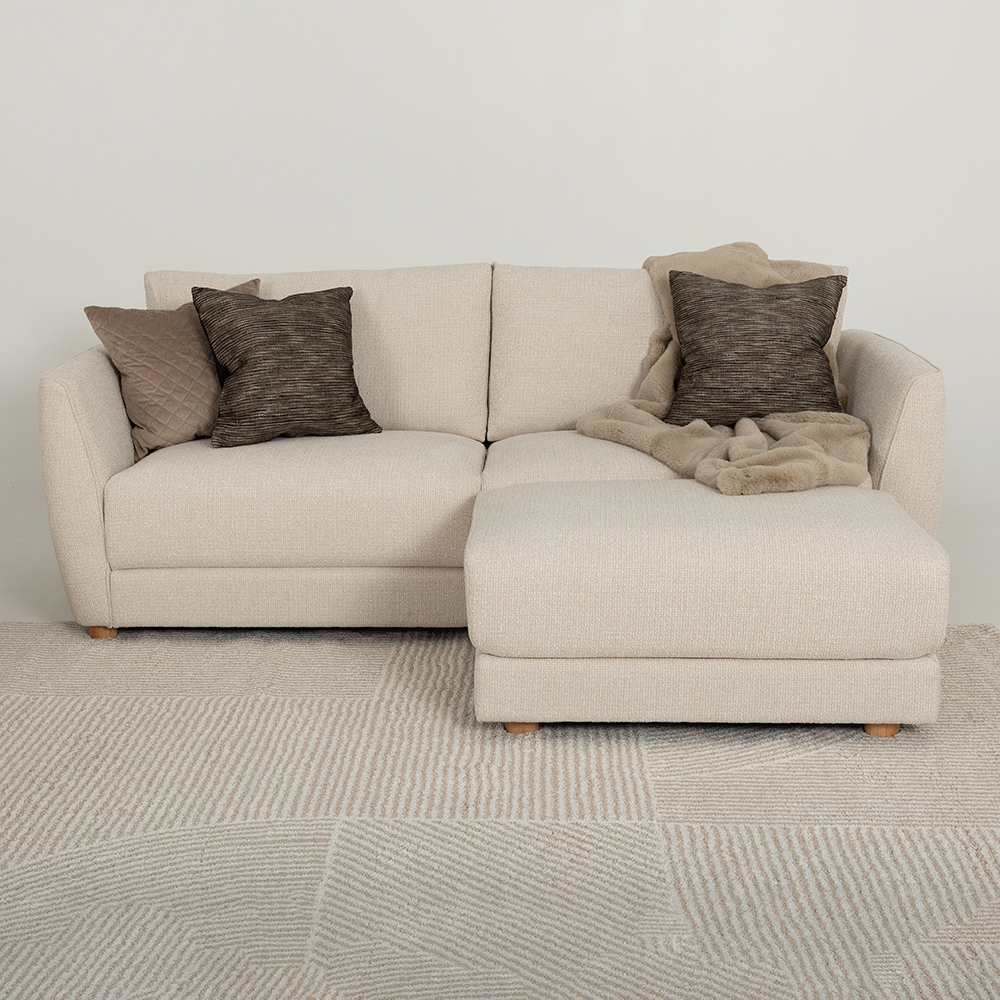 Katrina Ottoman, Cream