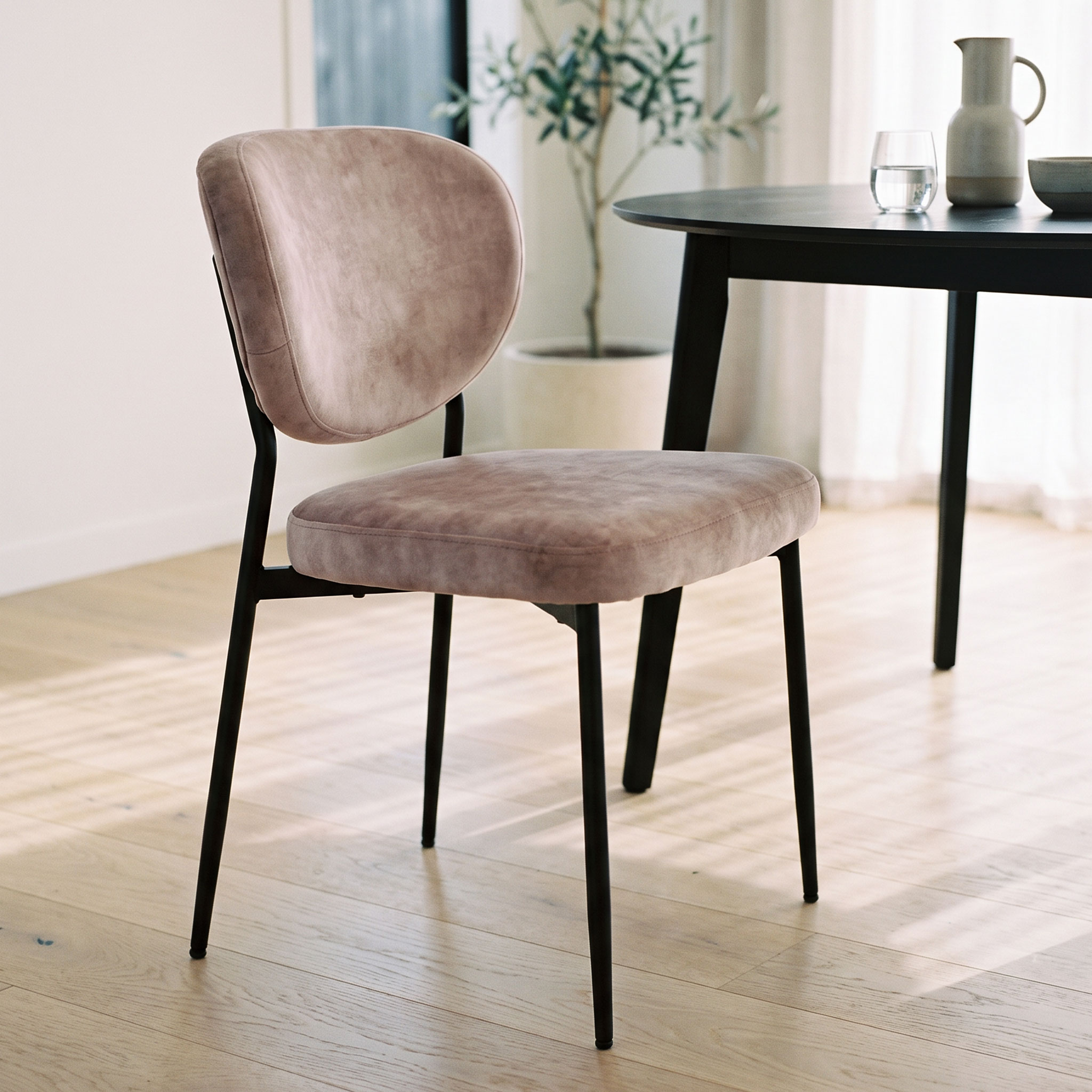Isha Dining Chair, Taupe
