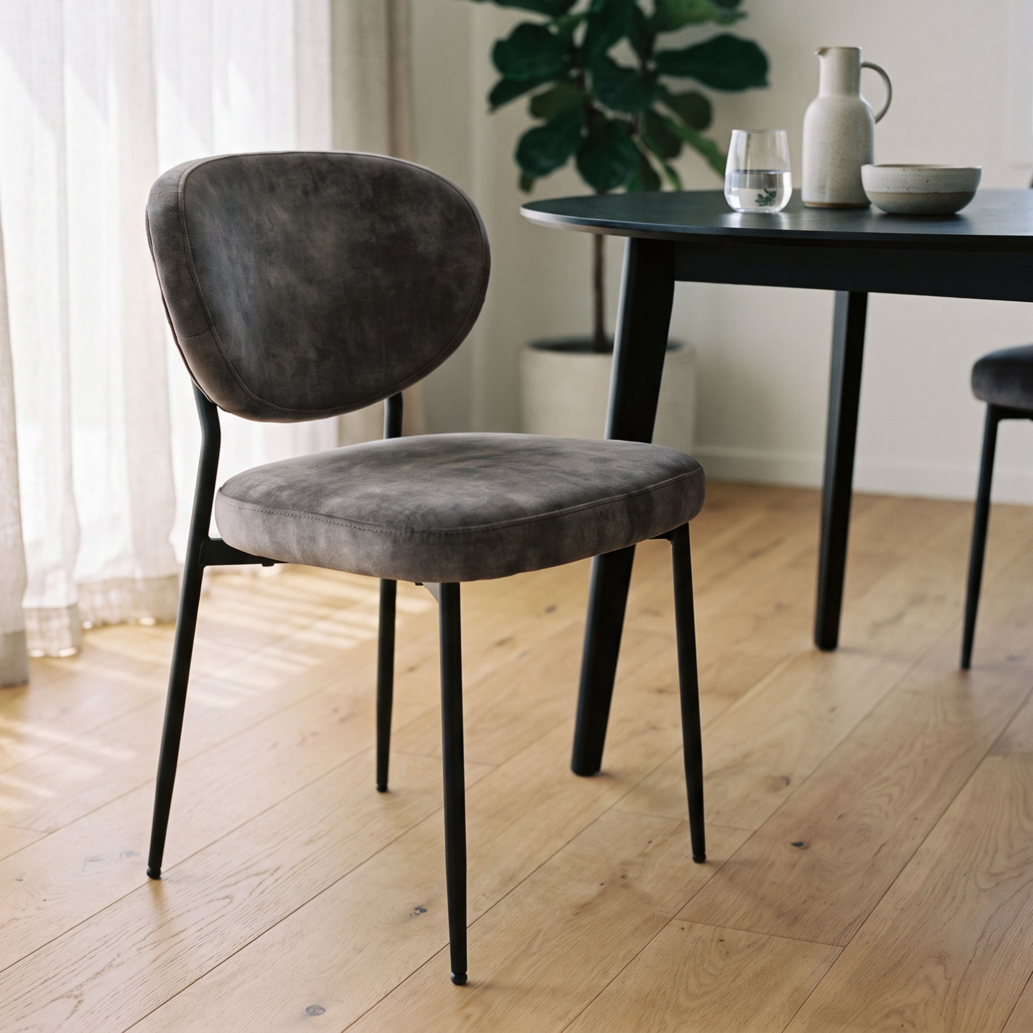 Isha Dining Chair, Licorice