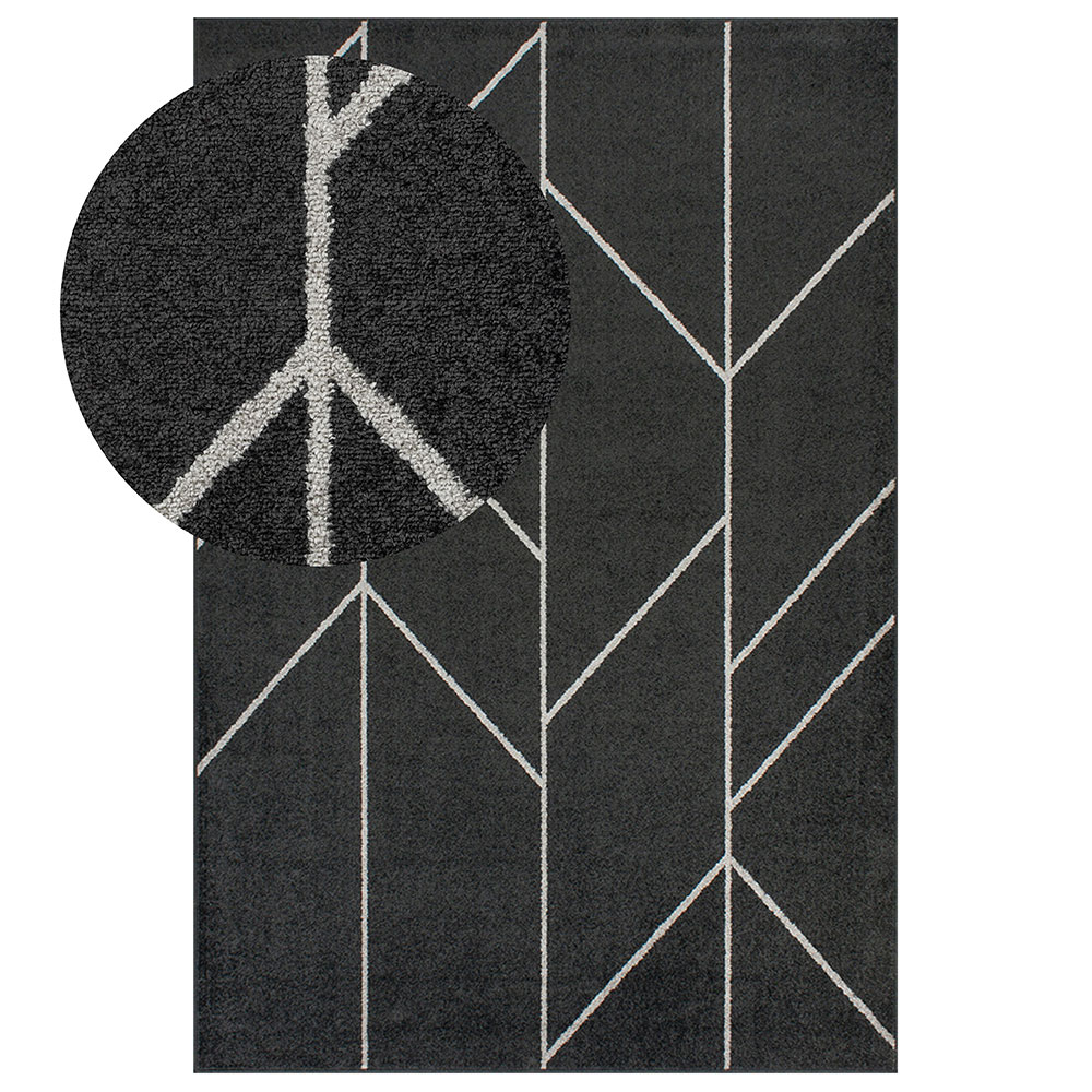 Ollo Kingston Rug - 200 x 290 cm, Black