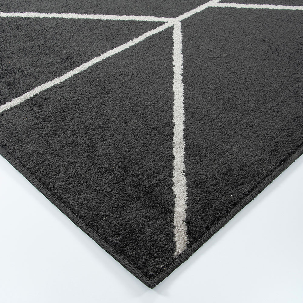 Ollo Kingston Rug - 200 x 290 cm, Black