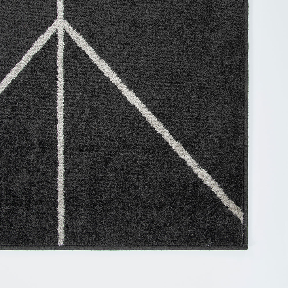 Ollo Kingston Rug - 200 x 290 cm, Black
