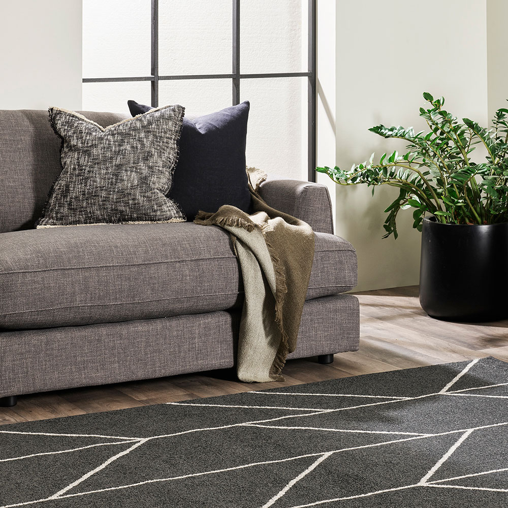 Ollo Kingston Rug - 200 x 290 cm, Black