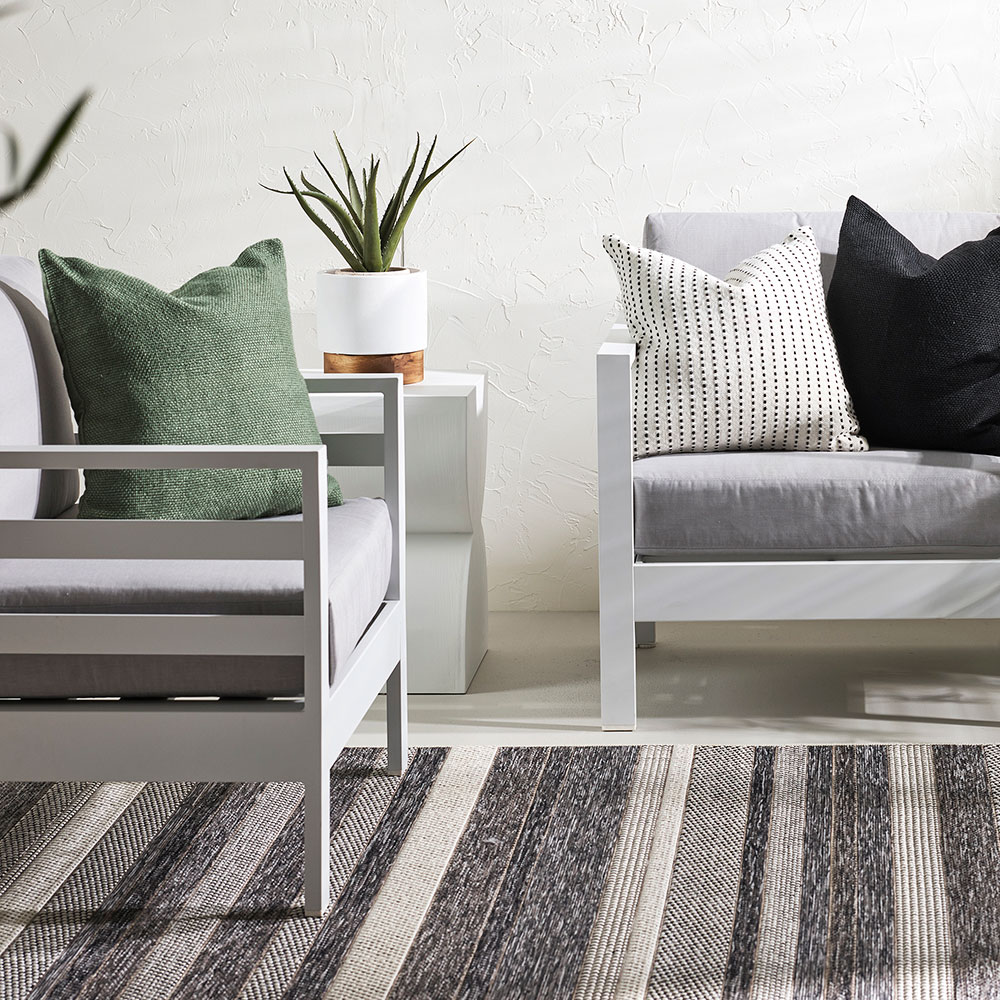 Ollo Baltimore Rug - 200 x 290 cm, Black