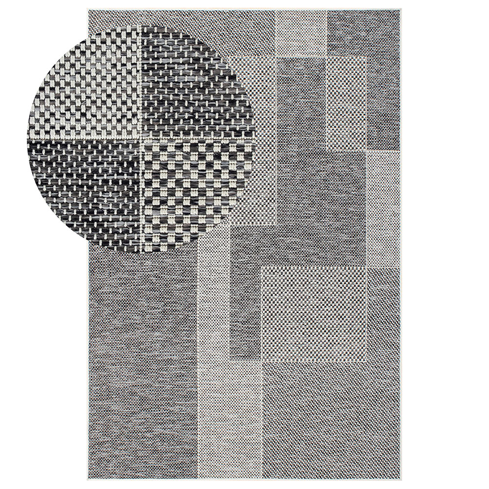 Ollo Ardmore Outdoor Rug - 200 x 290cm, Black