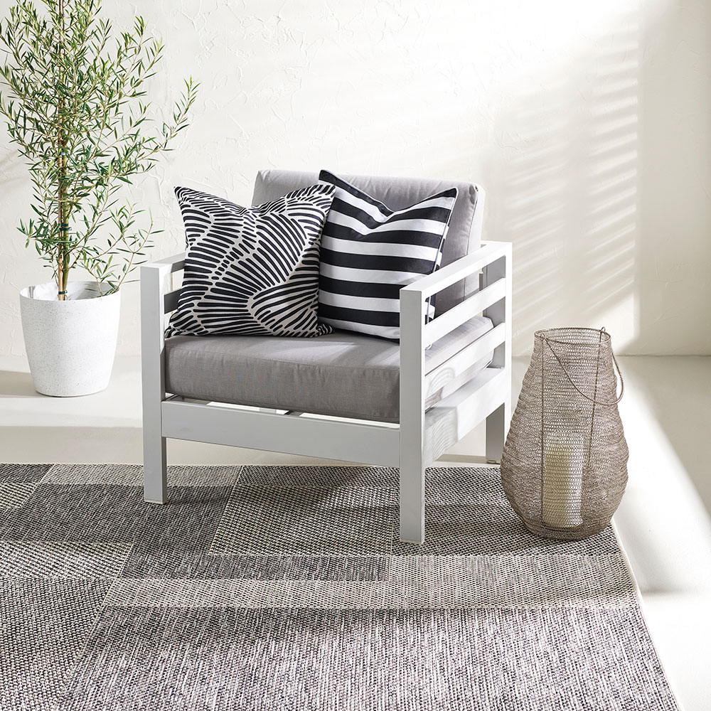 Ollo Ardmore Outdoor Rug - 200 x 290cm, Black