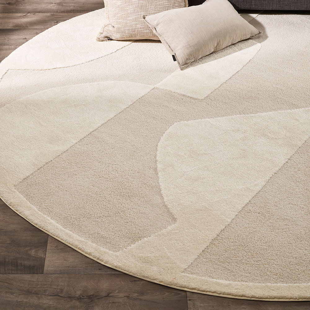 Ollo Marceau Round Rug - 240 cm, Ivory