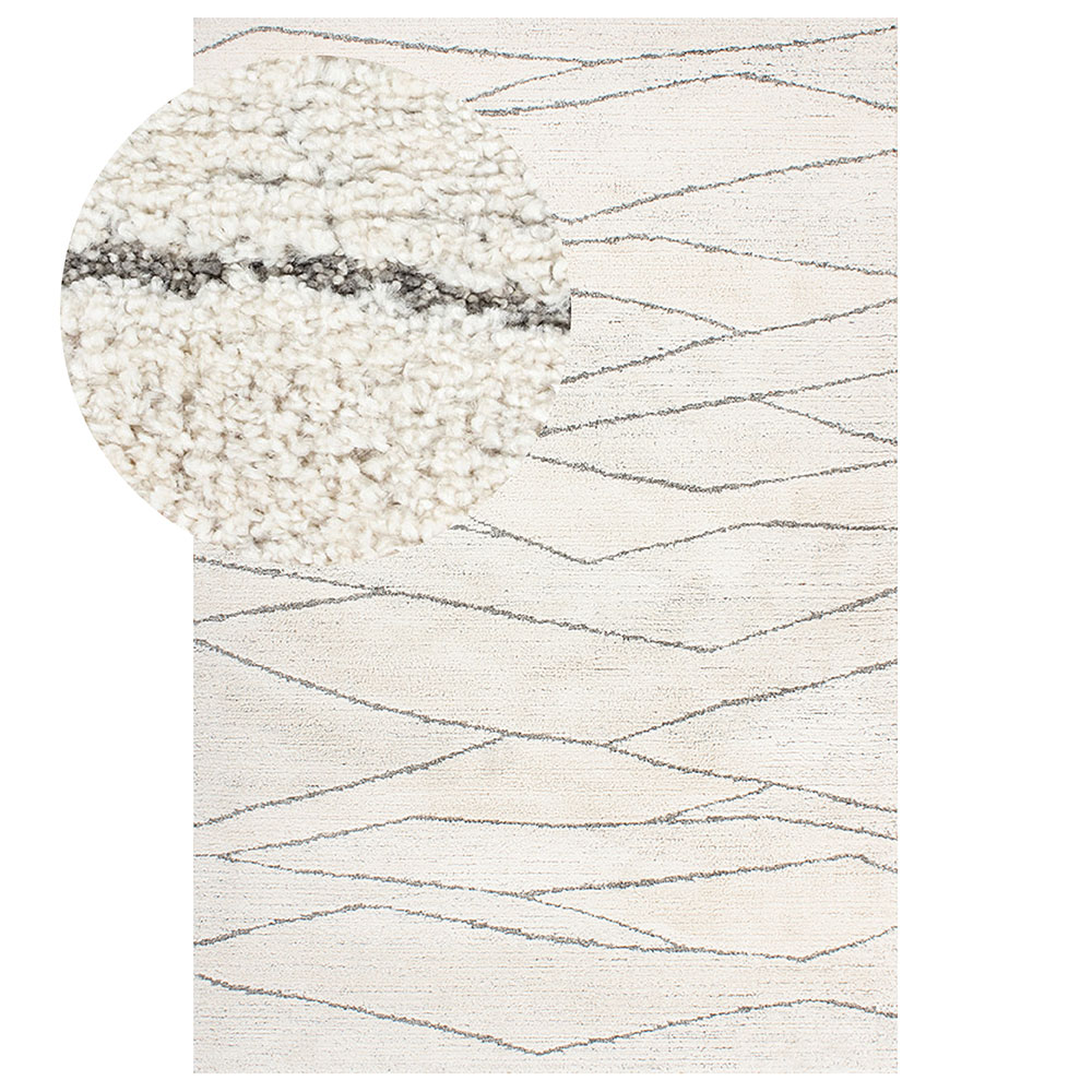 Ollo Everest Rug - 160 x 230 cm, Ecru