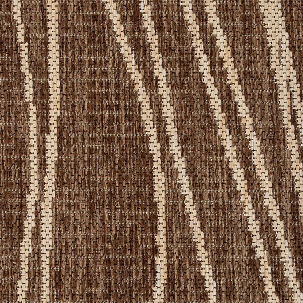 Ollo Rivers Outdoor Rug - 200 x 290 cm, Teak