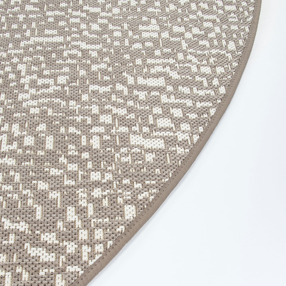 Ollo Cove Round Outdoor Rug - 240 cm, Ecru