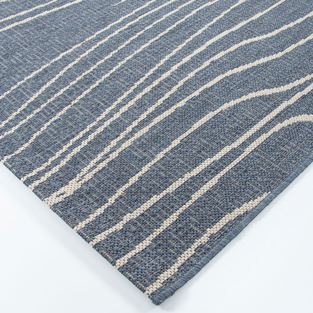 Ollo Rivers Outdoor Rug - 200 x 290 cm, Ocean
