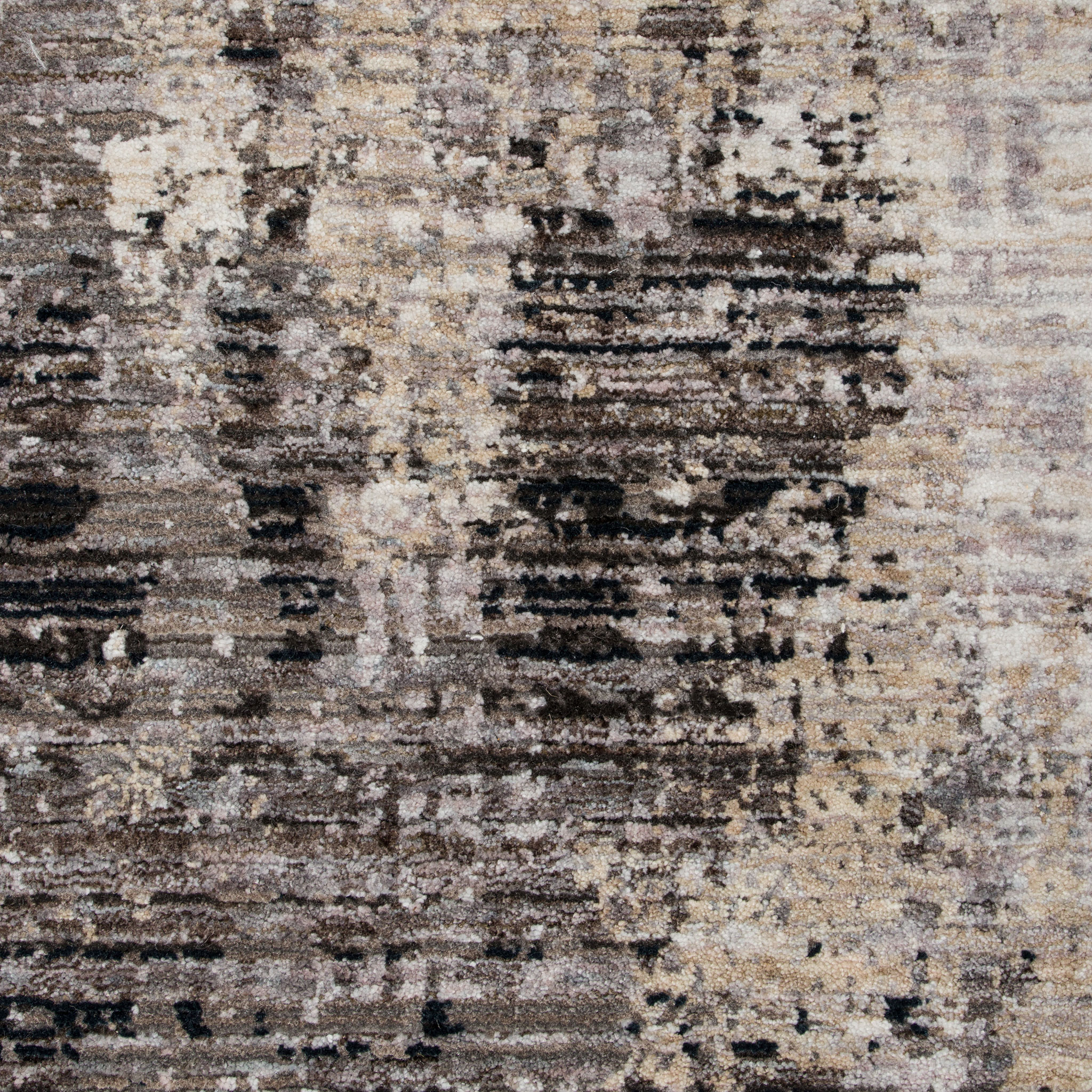 Ollo Juniper Rug - 160 x 230 cm, Taupe/Black