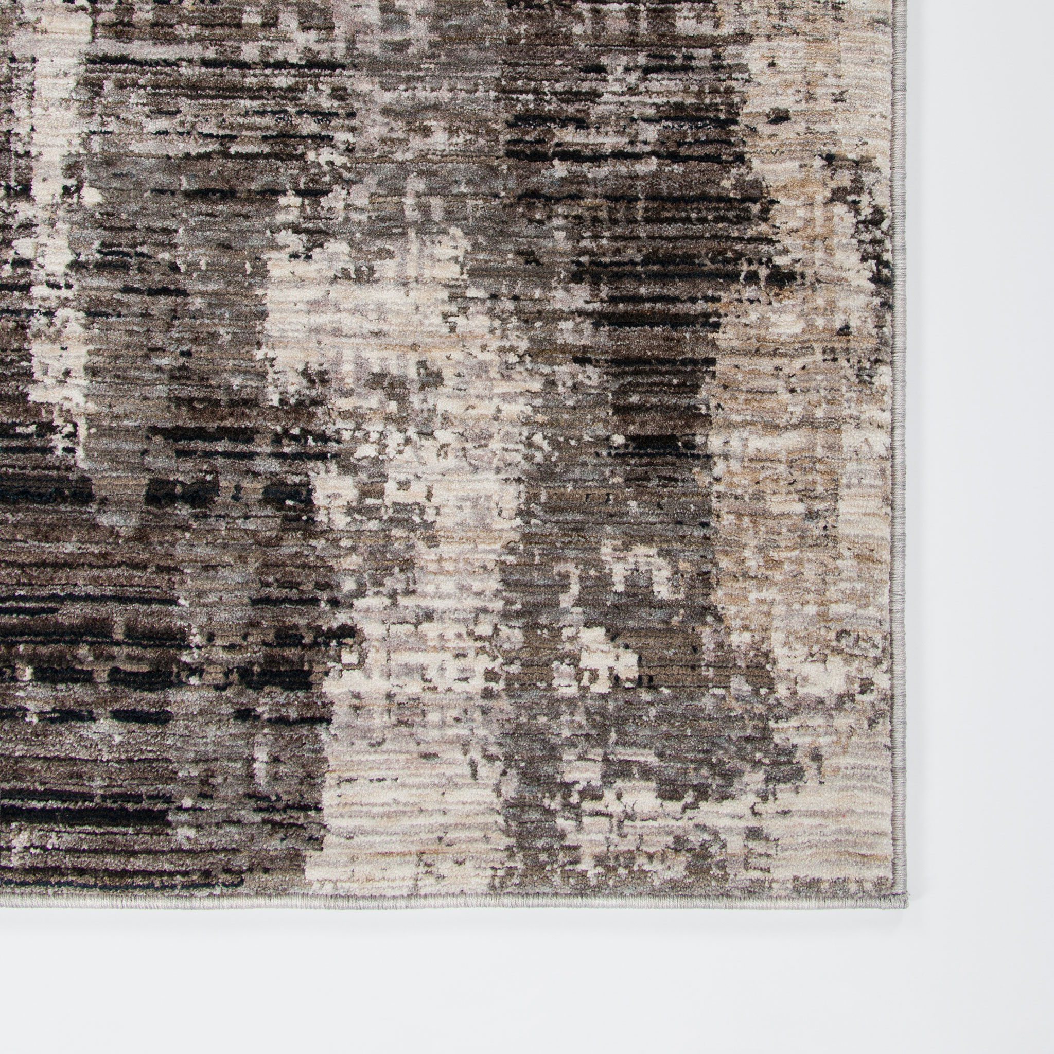 Ollo Juniper Rug - 200 x 290 cm, Taupe/Black