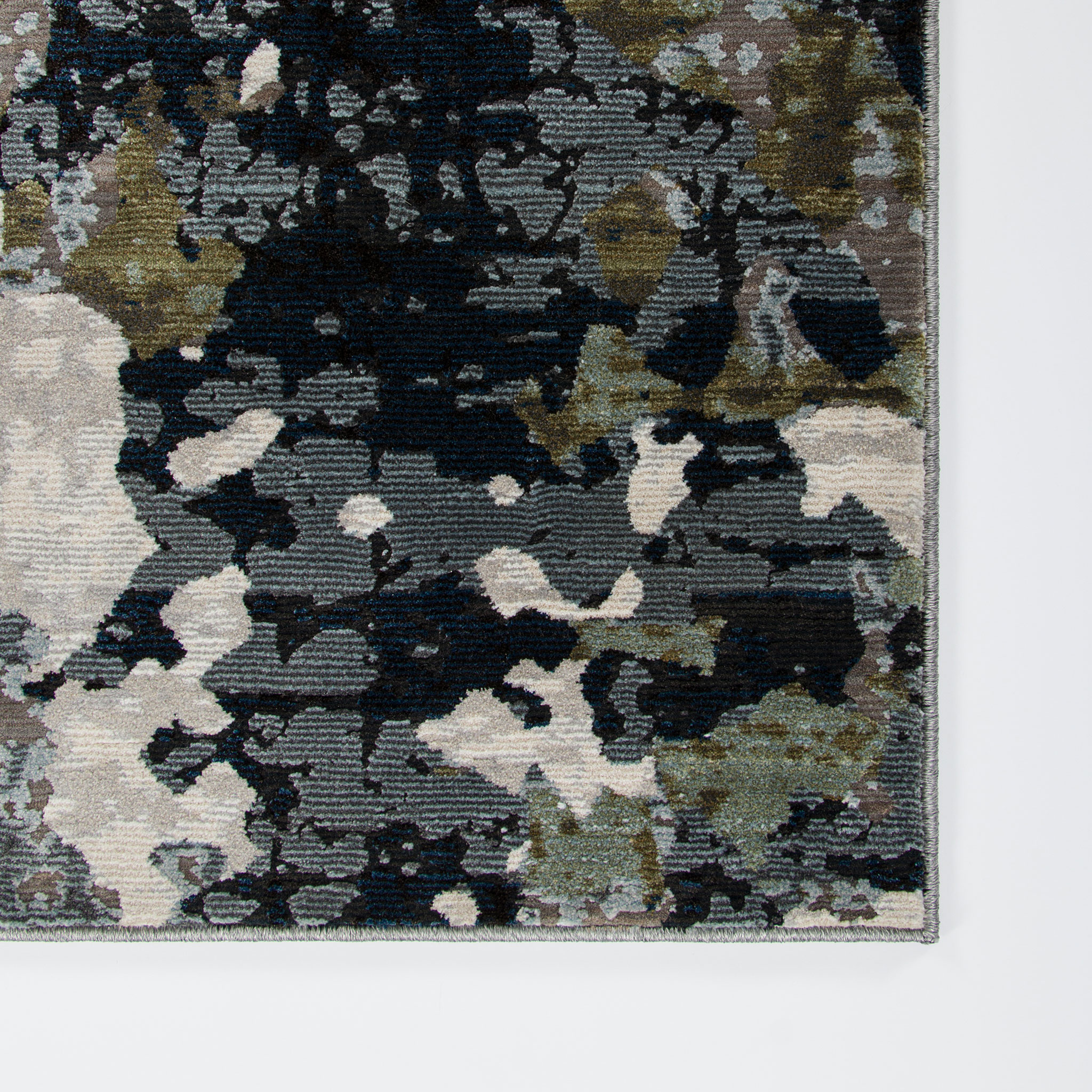 Ollo Emery Rug - 200 x 290 cm, Ink/Olive