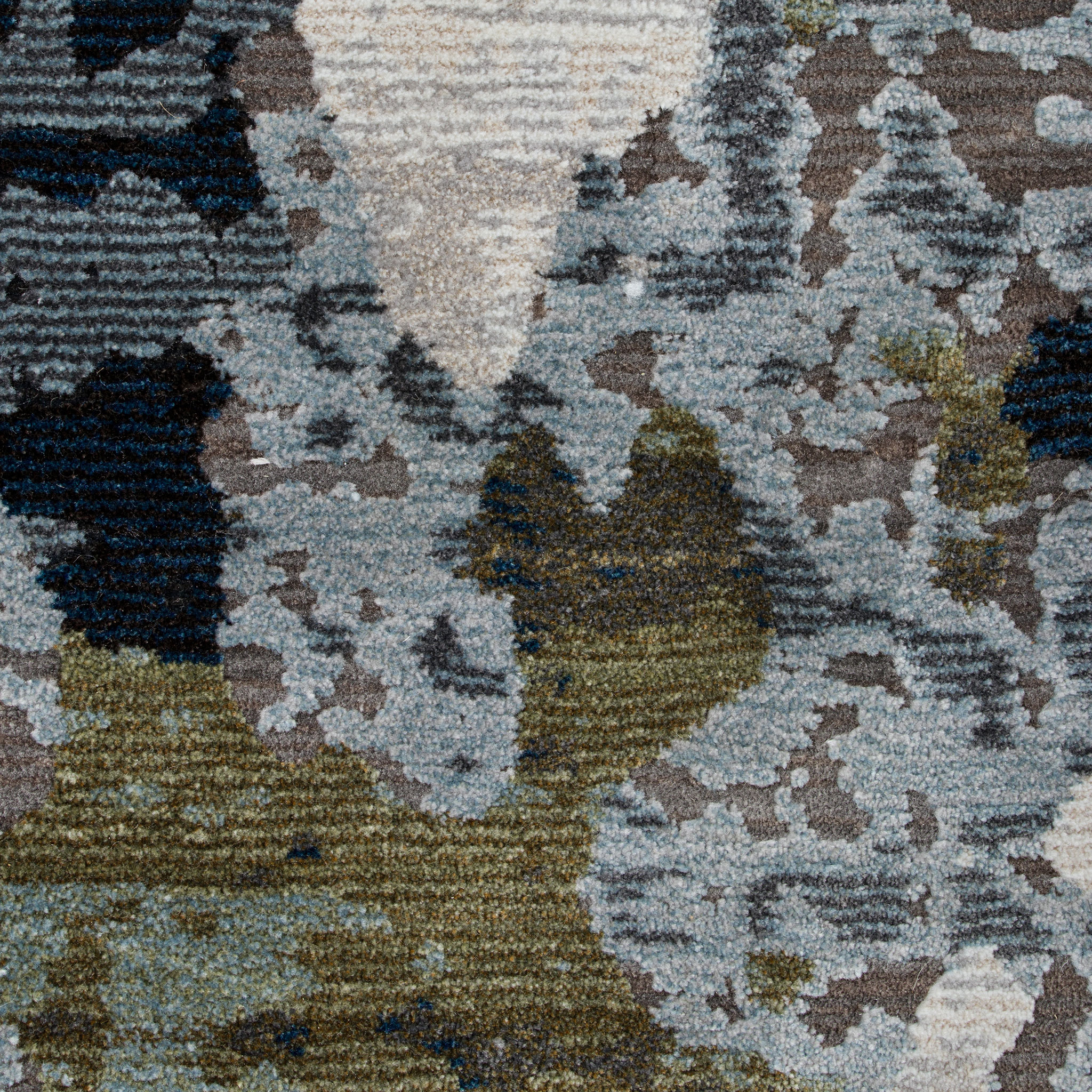 Ollo Emery Rug - 200 x 290 cm, Ink/Olive