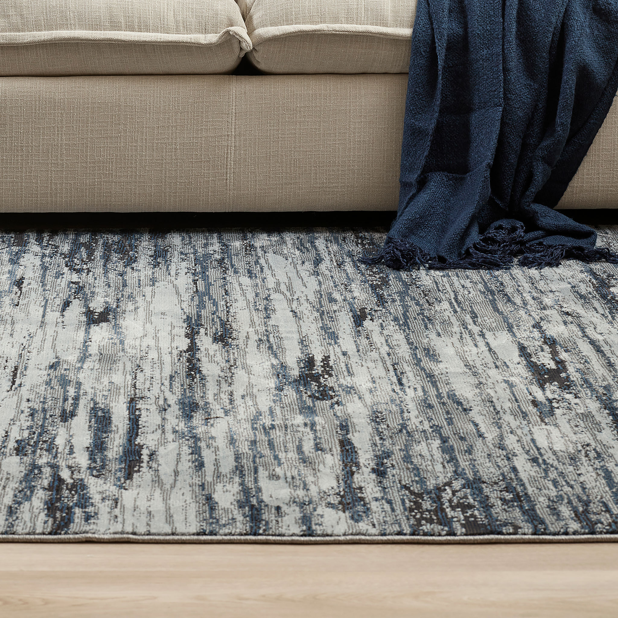 Ollo Caspian Rug - 200 x 290 cm, Navy