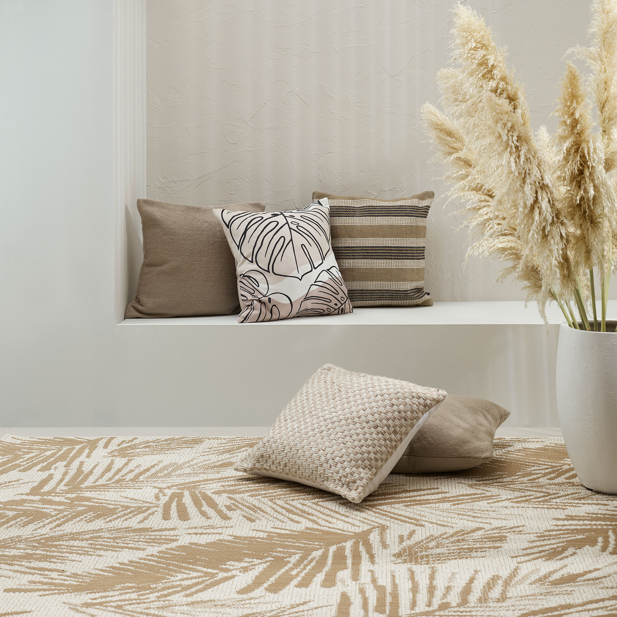 Ollo Bantu Rug - 160 x 230 cm, Sand