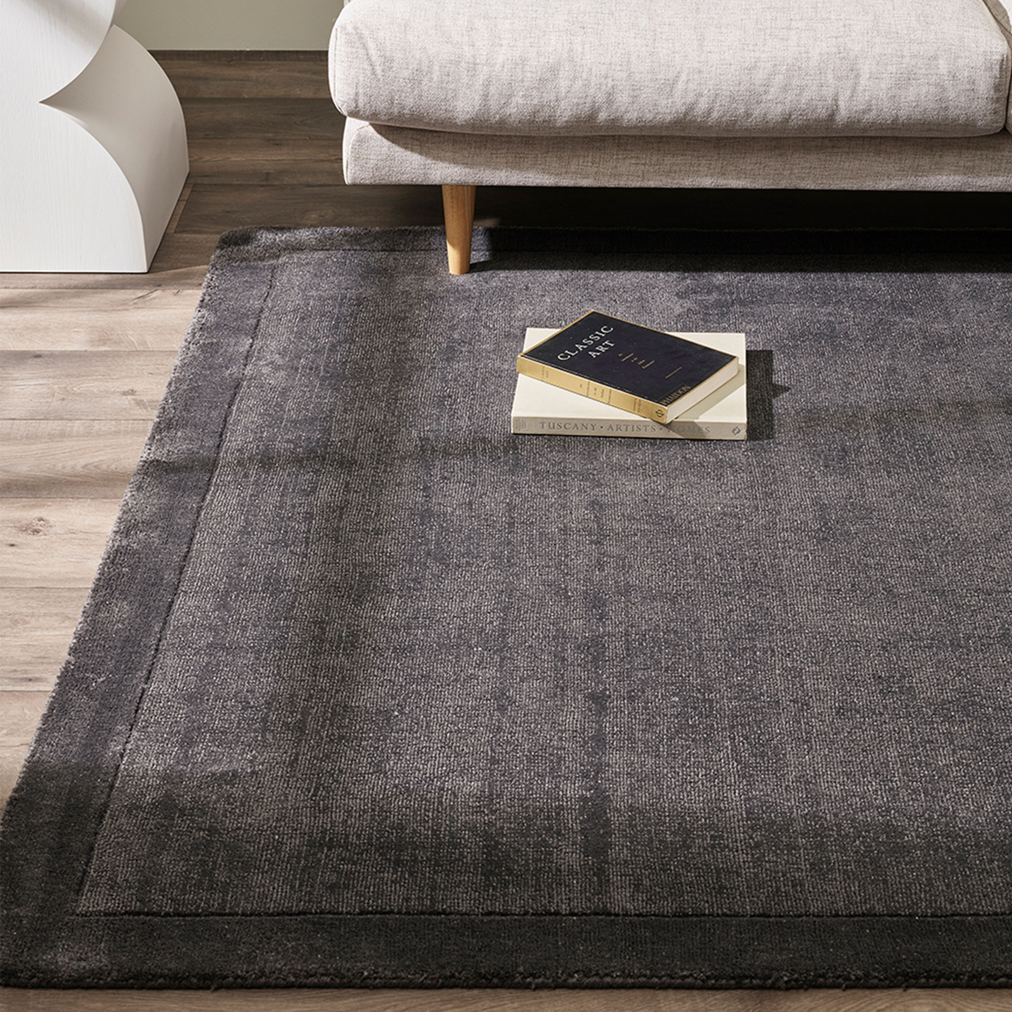 Ollo Chevalier Rug - 250 x 350 cm, Charcoal