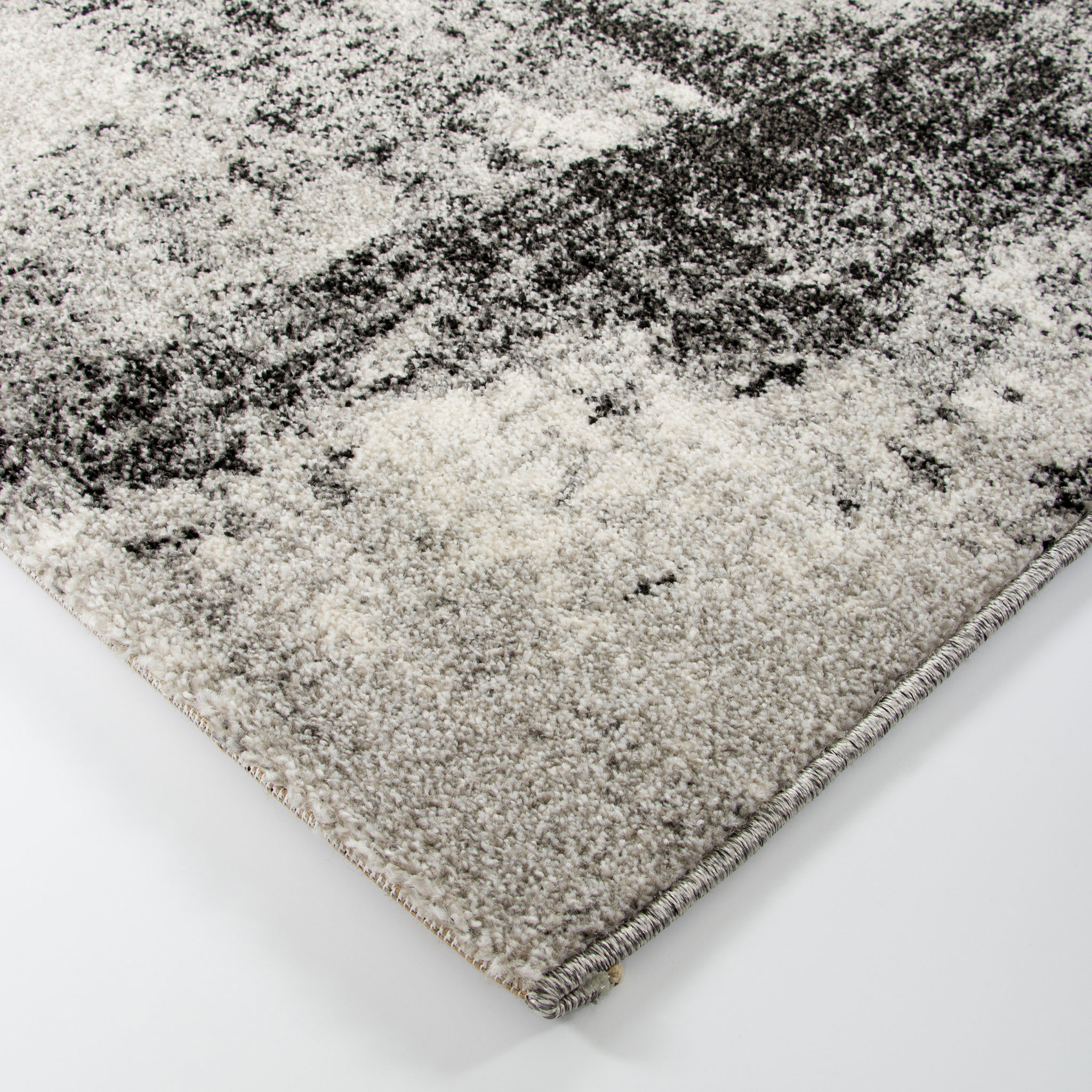 Ollo Quinn Rug - 160 x 230 cm, Ivory/Black