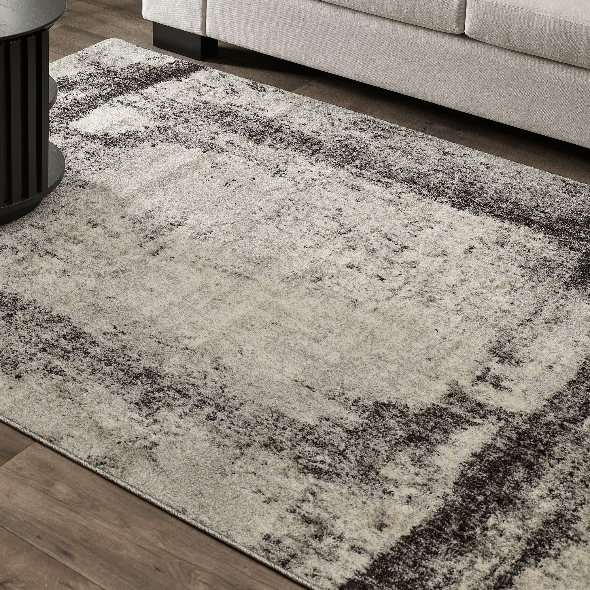 Ollo Quinn Rug - 160 x 230 cm, Ivory/Black