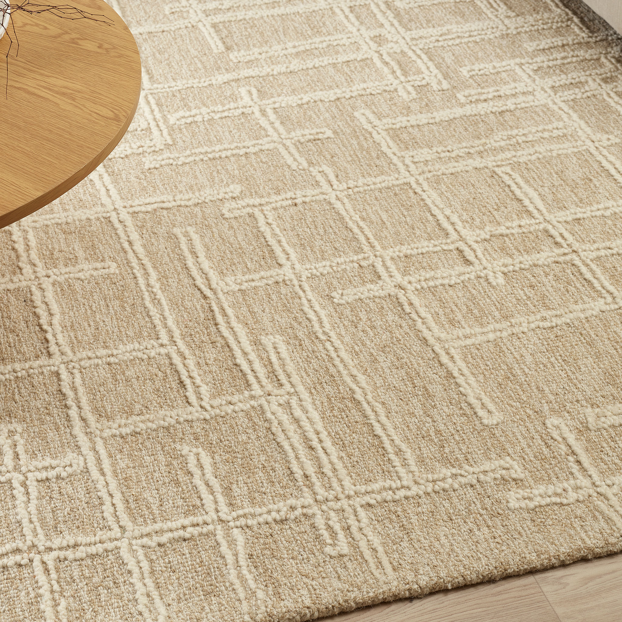 Ollo Vista Rug - 160 x 230 cm, Natural