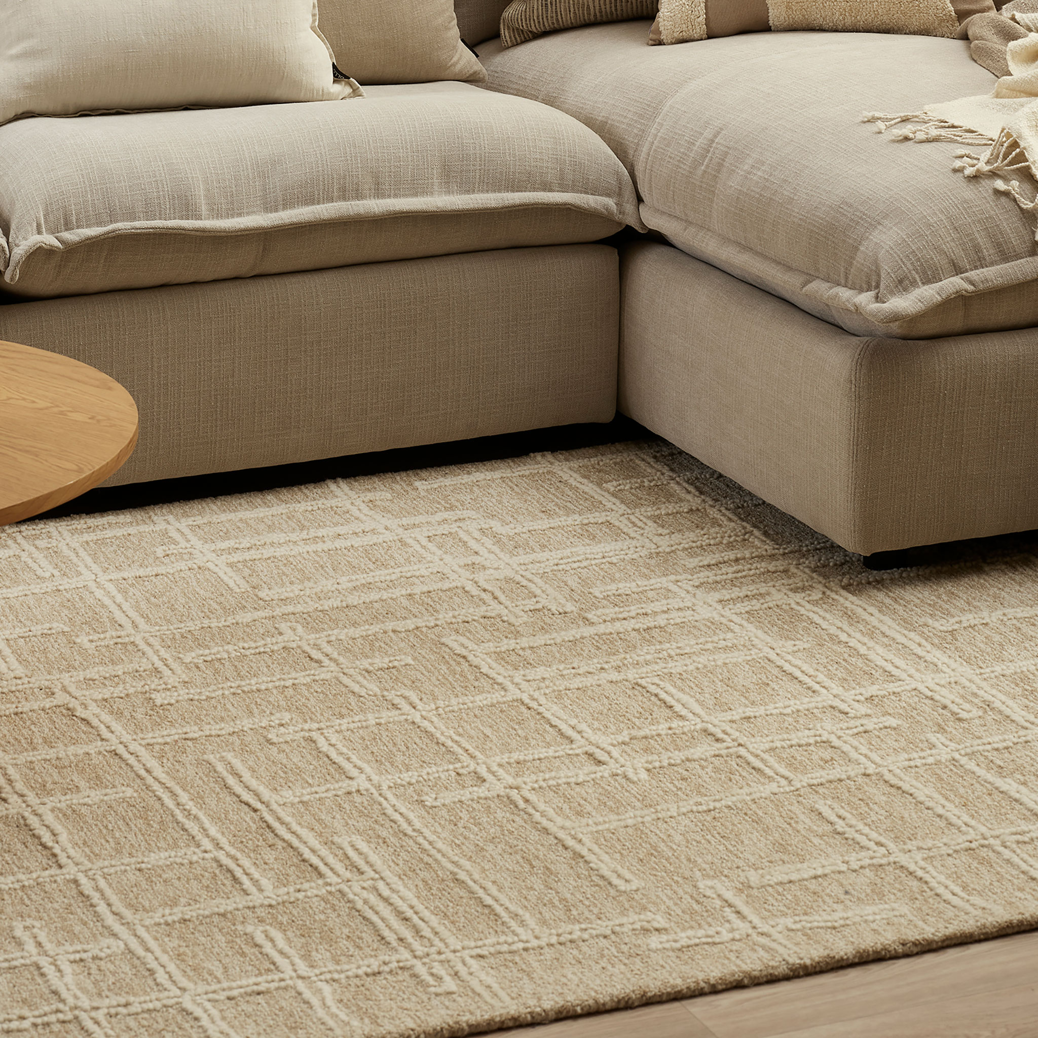 Ollo Vista Rug - 160 x 230 cm, Natural