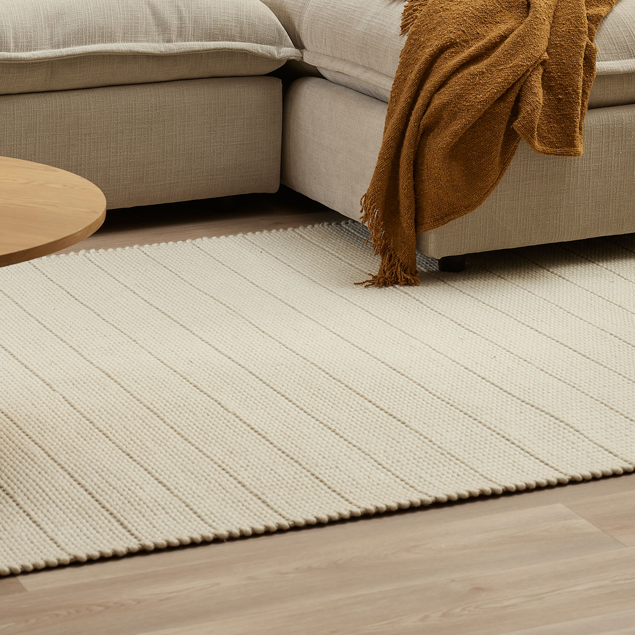 Ollo Pinto Rug - 200 x 290 cm, Ivory