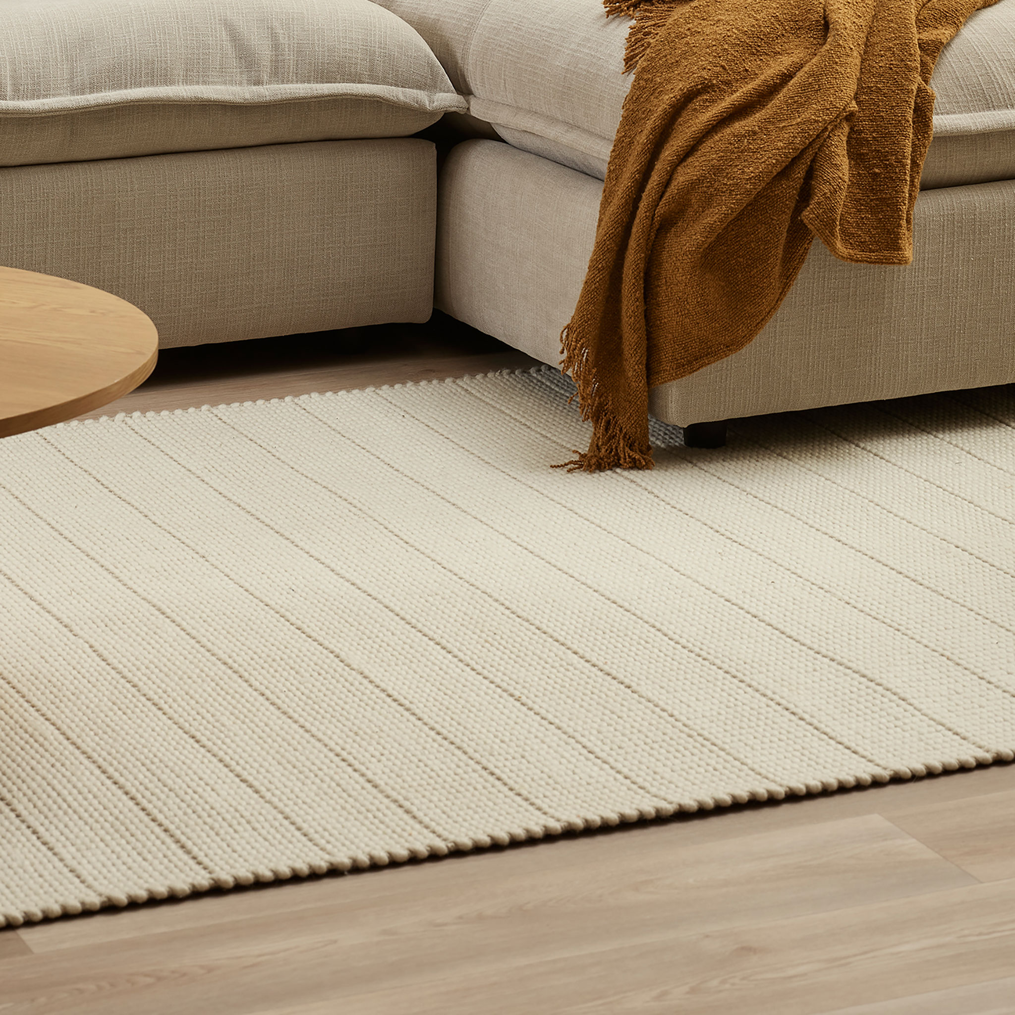 Ollo Pinto Rug - 250 x 350 cm, Ivory