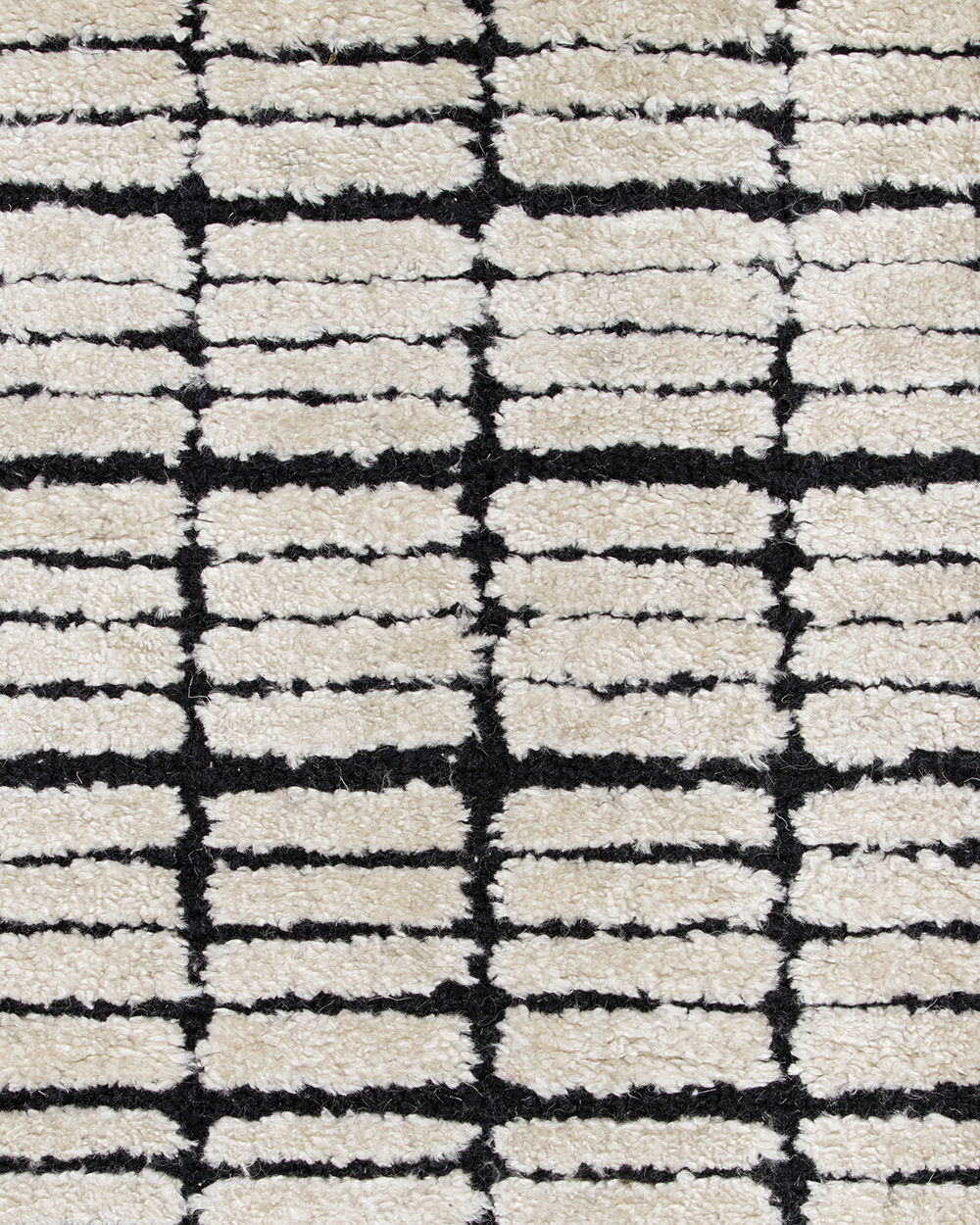 Ollo Enzo Rug - 250 x 350 cm, Black/Ivory